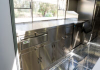 stainless steel food truck storage units